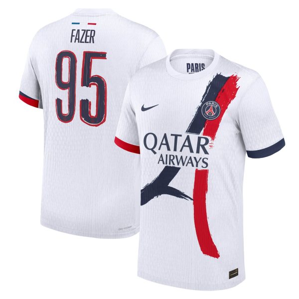 maillot exterieur match psg nike dri-fit adv 2425 avec flocage fazer 95 Série | Maillots et Vêtements PSG Exclusifs sur PSG Shop