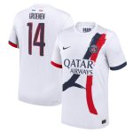 maillot exterieur match psg nike dri-fit adv 2425 avec flocage groenen 14 Série | Maillots et Vêtements PSG Exclusifs sur PSG Shop