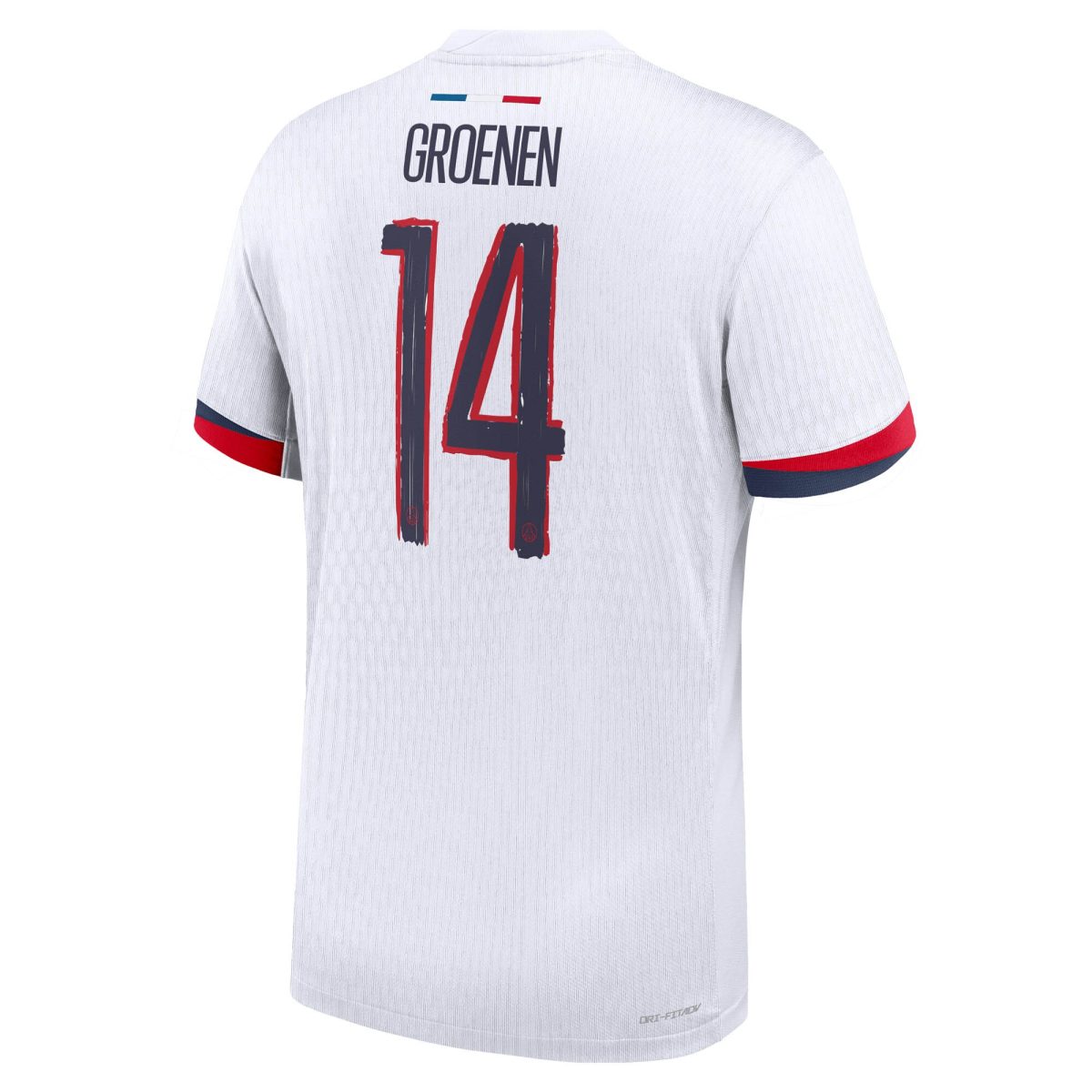 maillot exterieur match psg nike dri-fit adv 2425 avec flocage groenen 14 Série | Maillots et Vêtements PSG Exclusifs sur PSG Shop