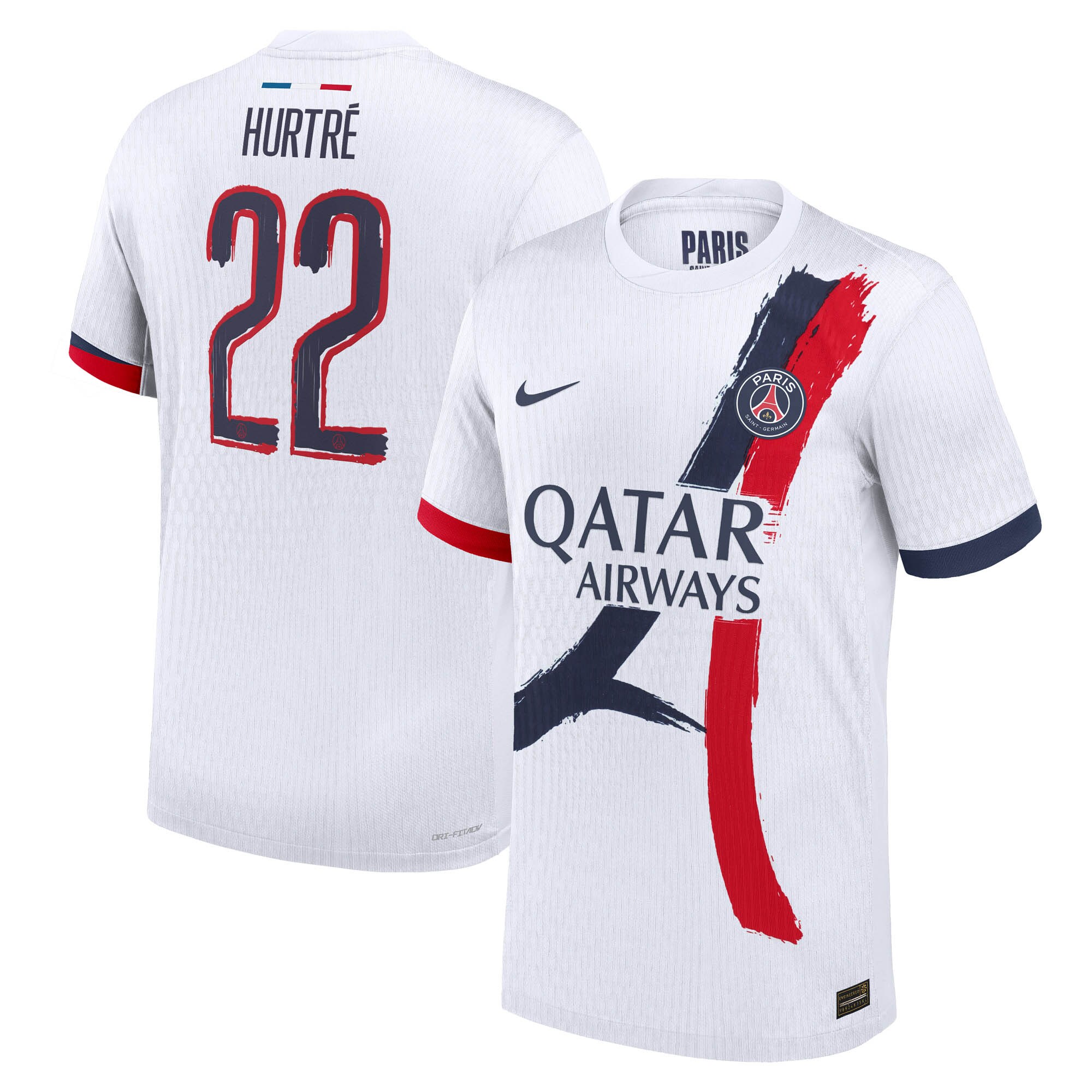 maillot exterieur match psg nike dri-fit adv 2425 avec flocage hurtre 22 Série | Maillots et Vêtements PSG Exclusifs sur PSG Shop