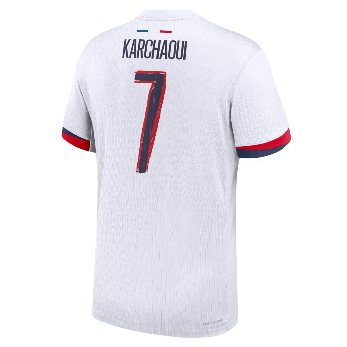 maillot exterieur match psg nike dri-fit adv 2425 avec flocage karchaoui 7 Série | Maillots et Vêtements PSG Exclusifs sur PSG Shop