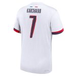 maillot exterieur match psg nike dri-fit adv 2425 avec flocage karchaoui 7 Série | Maillots et Vêtements PSG Exclusifs sur PSG Shop