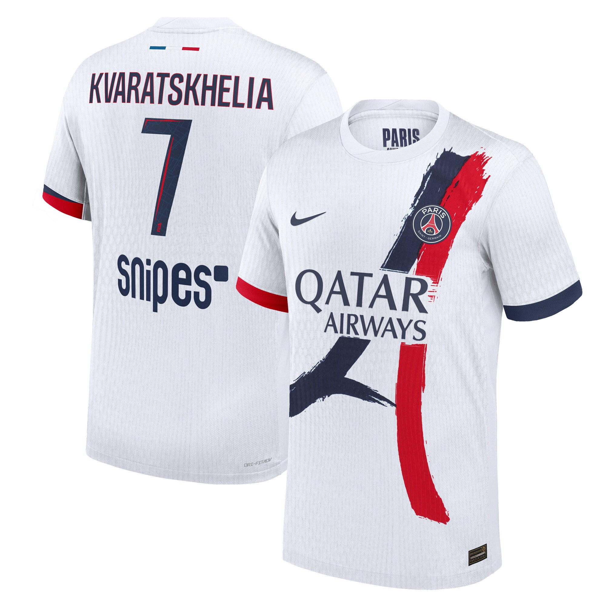 maillot exterieur match psg nike dri-fit adv 2425 avec flocage kvaratskhelia 7 Série | Maillots et Vêtements PSG Exclusifs sur PSG Shop