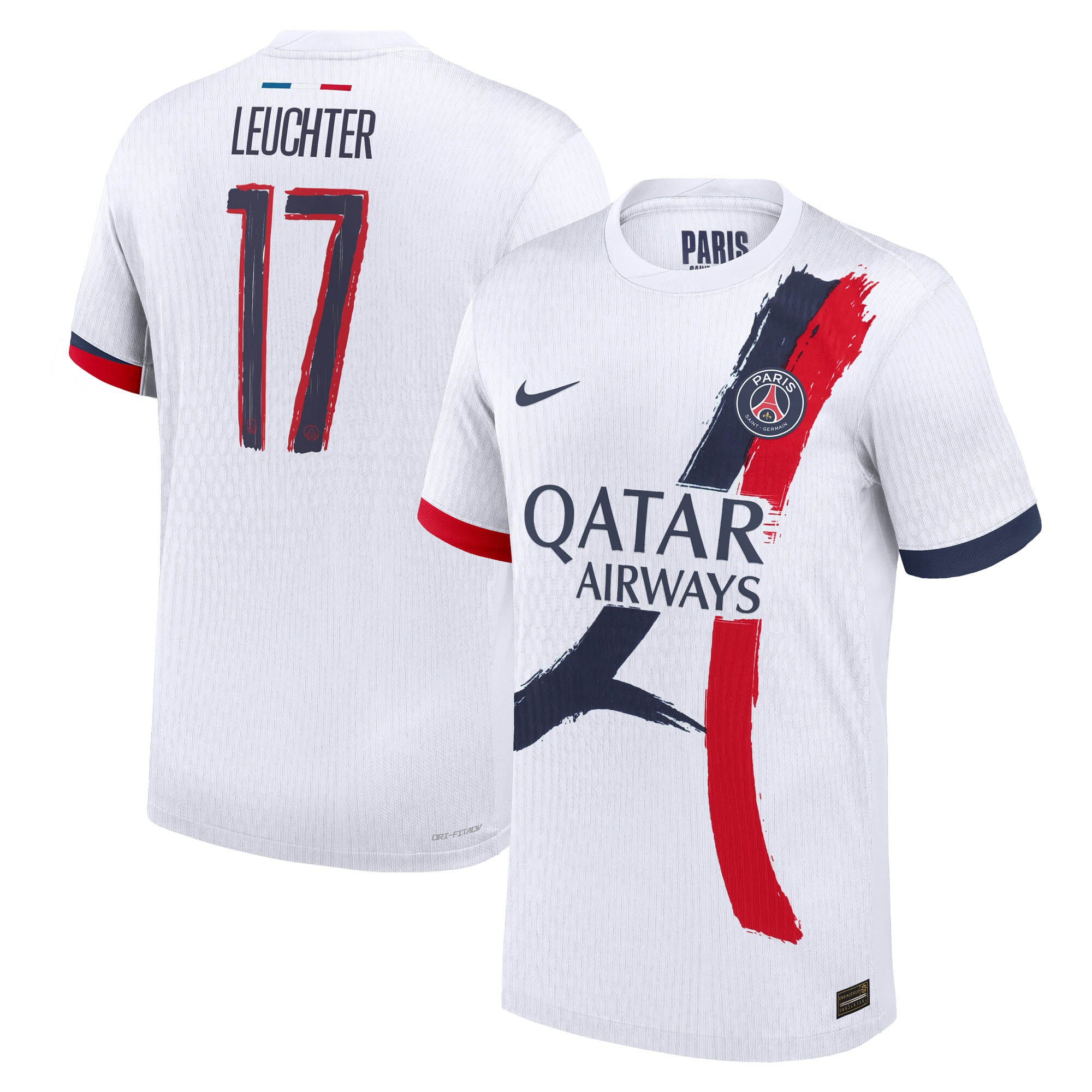 maillot exterieur match psg nike dri-fit adv 2425 avec flocage leuchter 17 Série | Maillots et Vêtements PSG Exclusifs sur PSG Shop