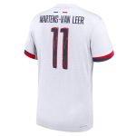 maillot exterieur match psg nike dri-fit adv 2425 avec flocage martens-van leer 11 Série | Maillots et Vêtements PSG Exclusifs sur PSG Shop