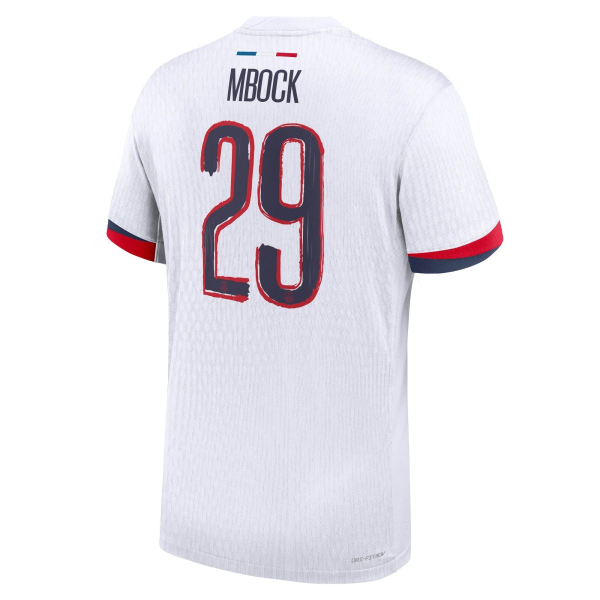 maillot exterieur match psg nike dri-fit adv 2425 avec flocage mbock 29 Série | Maillots et Vêtements PSG Exclusifs sur PSG Shop