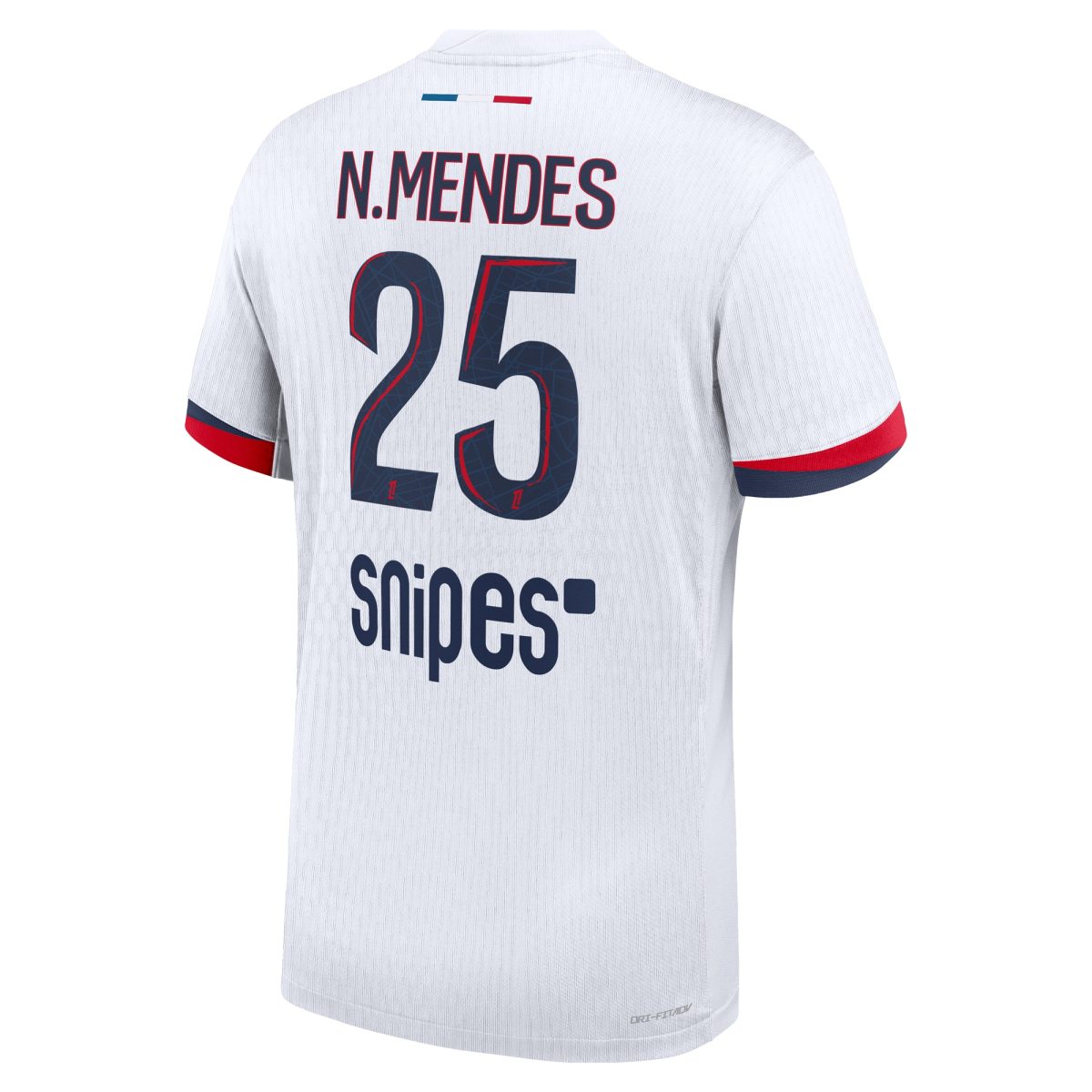 maillot exterieur match psg nike dri-fit adv 2425 avec flocage n.mendes 25 Série | Maillots et Vêtements PSG Exclusifs sur PSG Shop