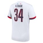 maillot exterieur match psg nike dri-fit adv 2425 avec flocage n.traore 34 Série | Maillots et Vêtements PSG Exclusifs sur PSG Shop