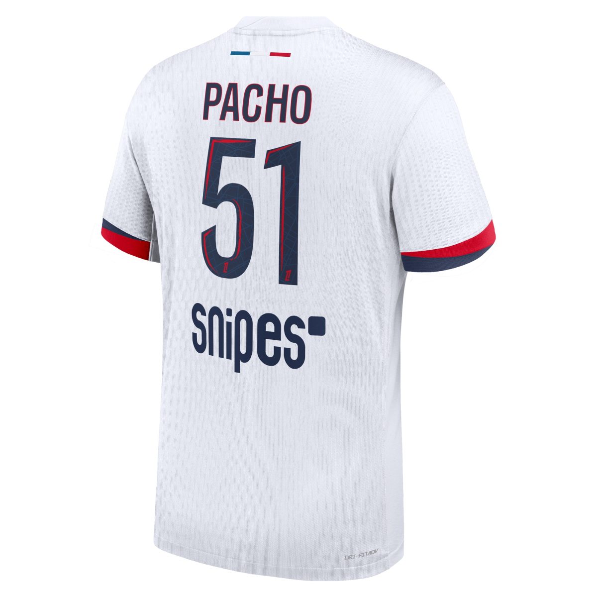 maillot exterieur match psg nike dri-fit adv 2425 avec flocage pacho 51 Série | Maillots et Vêtements PSG Exclusifs sur PSG Shop