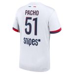 maillot exterieur match psg nike dri-fit adv 2425 avec flocage pacho 51 Série | Maillots et Vêtements PSG Exclusifs sur PSG Shop