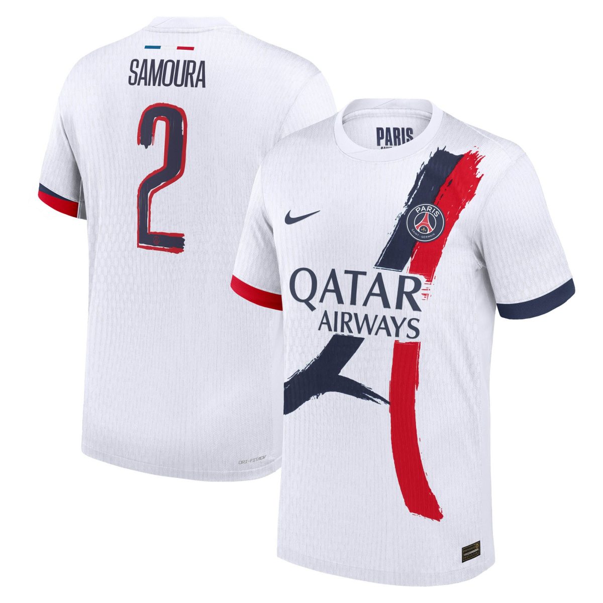 maillot exterieur match psg nike dri-fit adv 2425 avec flocage samoura 2 Série | Maillots et Vêtements PSG Exclusifs sur PSG Shop