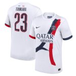 maillot exterieur match psg nike dri-fit adv 2425 avec flocage tounkara 23 Série | Maillots et Vêtements PSG Exclusifs sur PSG Shop