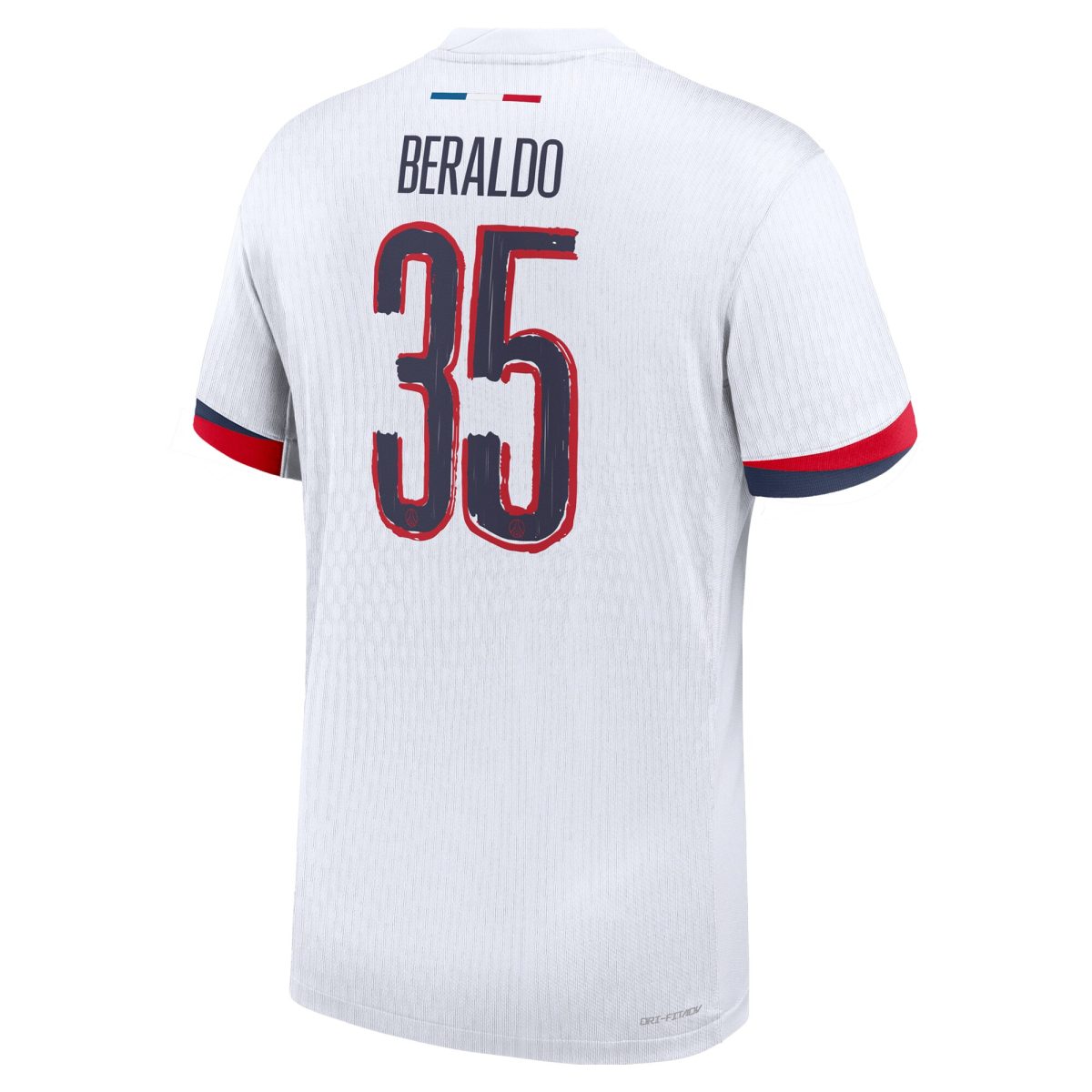 maillot exterieur match psg nike dri-fit adv 2425 – flocage coupe beraldo 35 Série | Maillots et Vêtements PSG Exclusifs sur PSG Shop