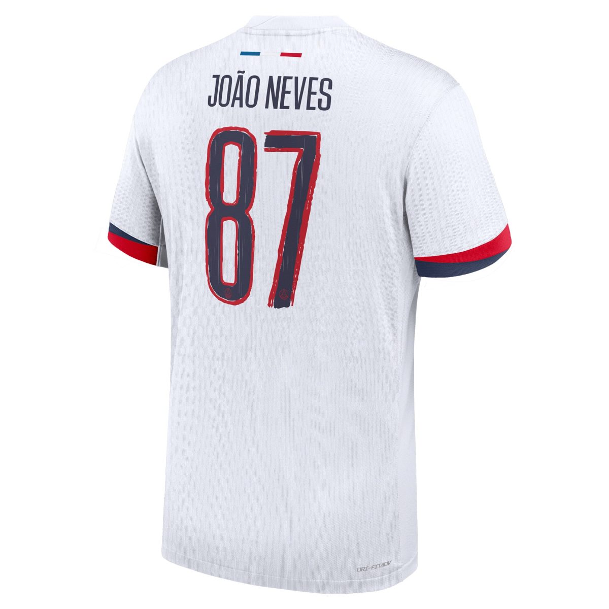 maillot exterieur match psg nike dri-fit adv 2425 – flocage coupe joao neves 87 Série | Maillots et Vêtements PSG Exclusifs sur PSG Shop