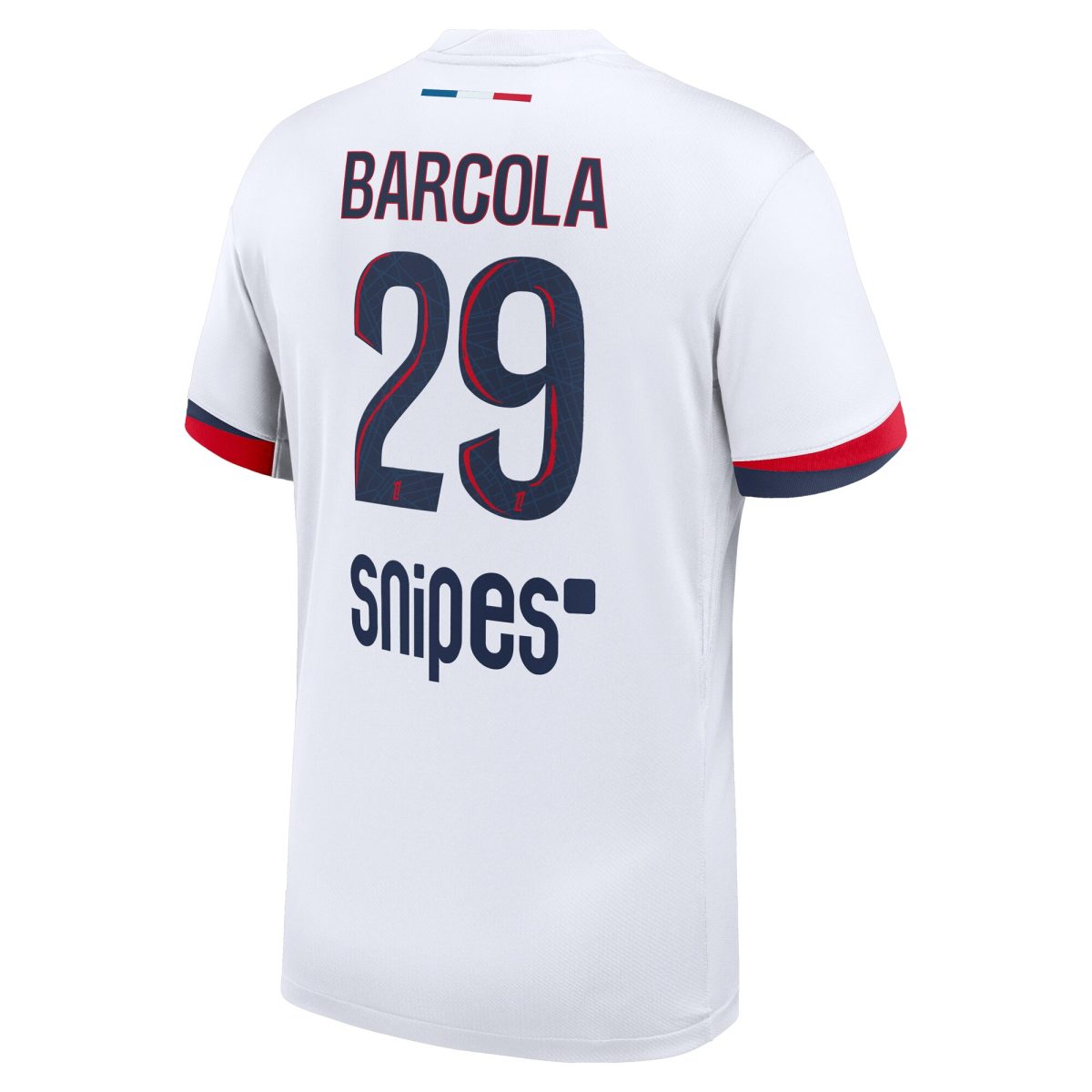 maillot exterieur stadium psg nike 2425 avec flocage barcola 29 Série | Maillots et Vêtements PSG Exclusifs sur PSG Shop