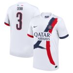maillot exterieur stadium psg nike 2425 avec flocage dunn 3 Série | Maillots et Vêtements PSG Exclusifs sur PSG Shop