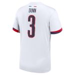 maillot exterieur stadium psg nike 2425 avec flocage dunn 3 Série | Maillots et Vêtements PSG Exclusifs sur PSG Shop
