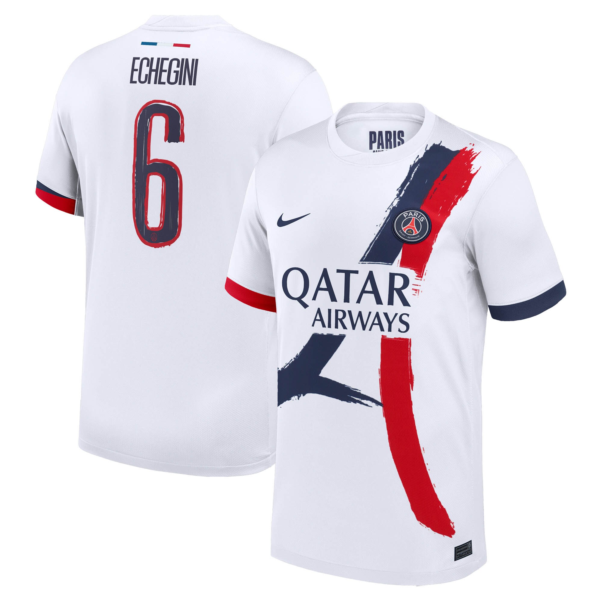 maillot exterieur stadium psg nike 2425 avec flocage echegini 6 Série | Maillots et Vêtements PSG Exclusifs sur PSG Shop