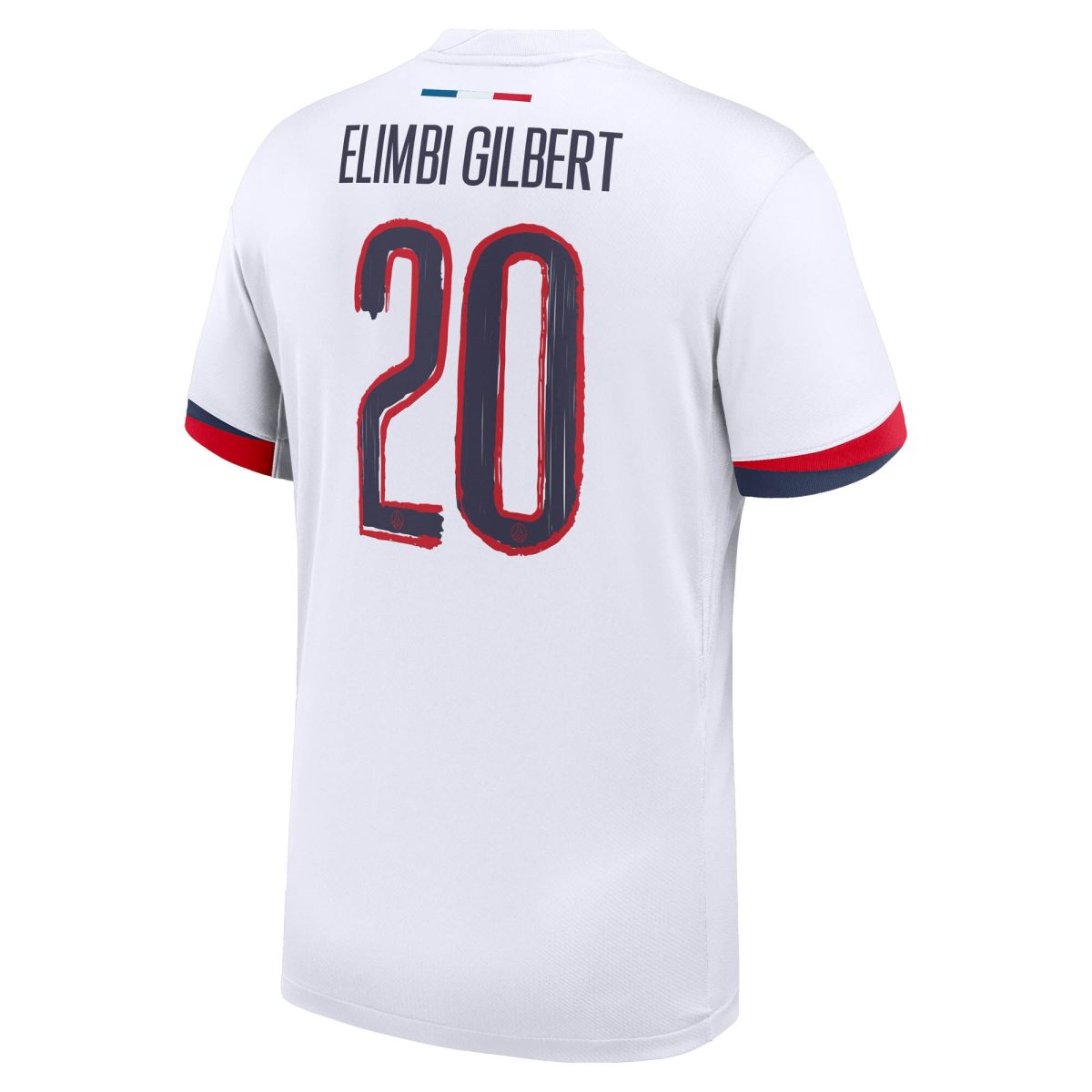 maillot exterieur stadium psg nike 2425 avec flocage elimbi gilbert 20 Série | Maillots et Vêtements PSG Exclusifs sur PSG Shop