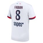 maillot exterieur stadium psg nike 2425 avec flocage fabian 8 Série | Maillots et Vêtements PSG Exclusifs sur PSG Shop