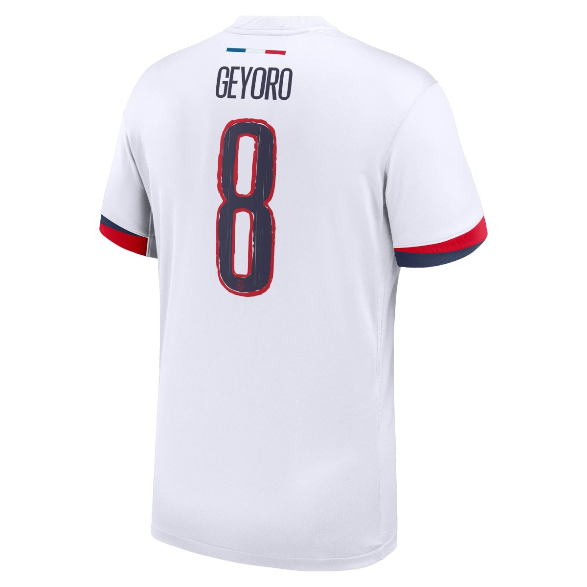maillot exterieur stadium psg nike 2425 avec flocage geyoro 8 Série | Maillots et Vêtements PSG Exclusifs sur PSG Shop