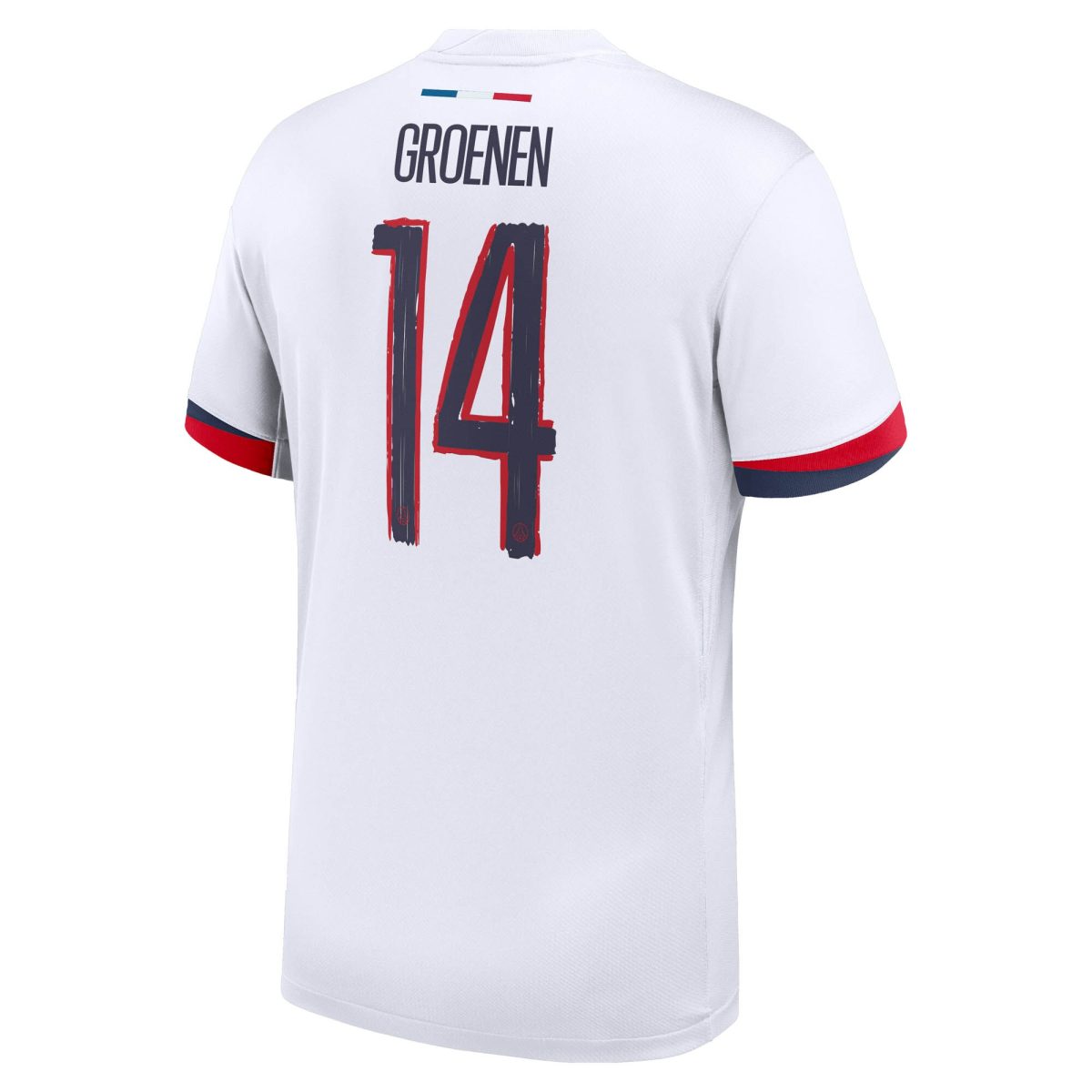 maillot exterieur stadium psg nike 2425 avec flocage groenen 14 Série | Maillots et Vêtements PSG Exclusifs sur PSG Shop