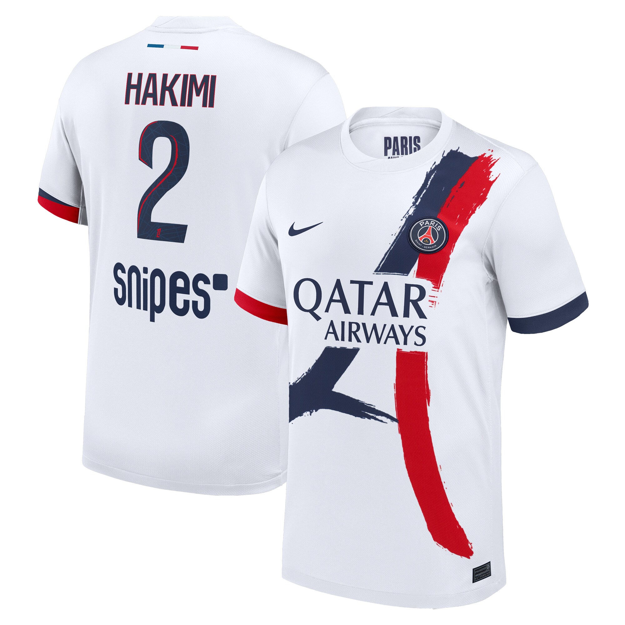 maillot exterieur stadium psg nike 2425 avec flocage hakimi 2 Série | Maillots et Vêtements PSG Exclusifs sur PSG Shop
