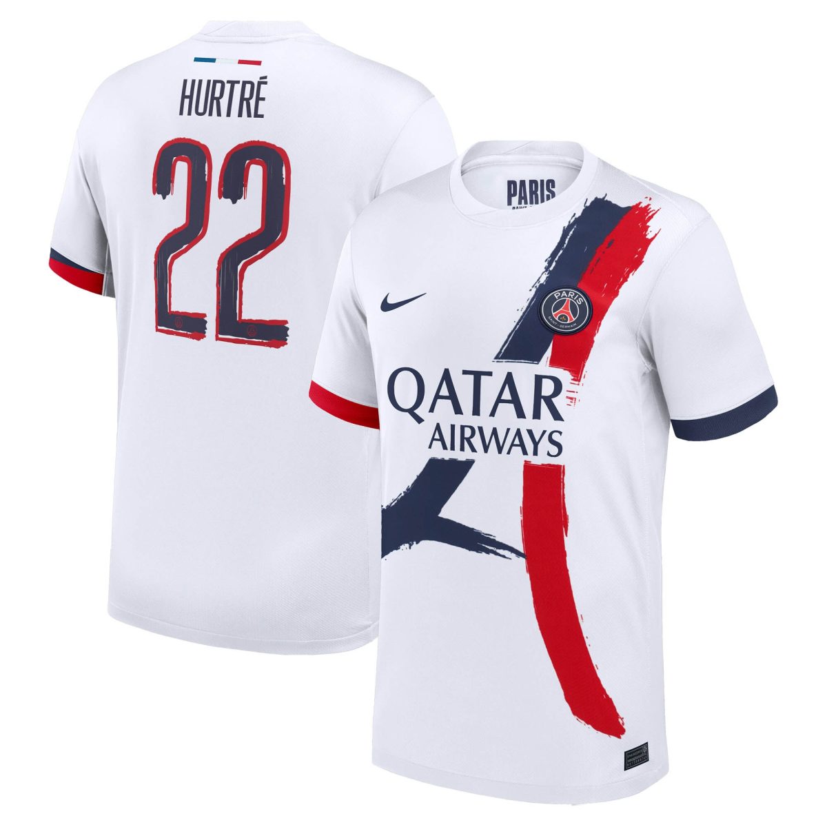 maillot exterieur stadium psg nike 2425 avec flocage hurtre 22 Série | Maillots et Vêtements PSG Exclusifs sur PSG Shop