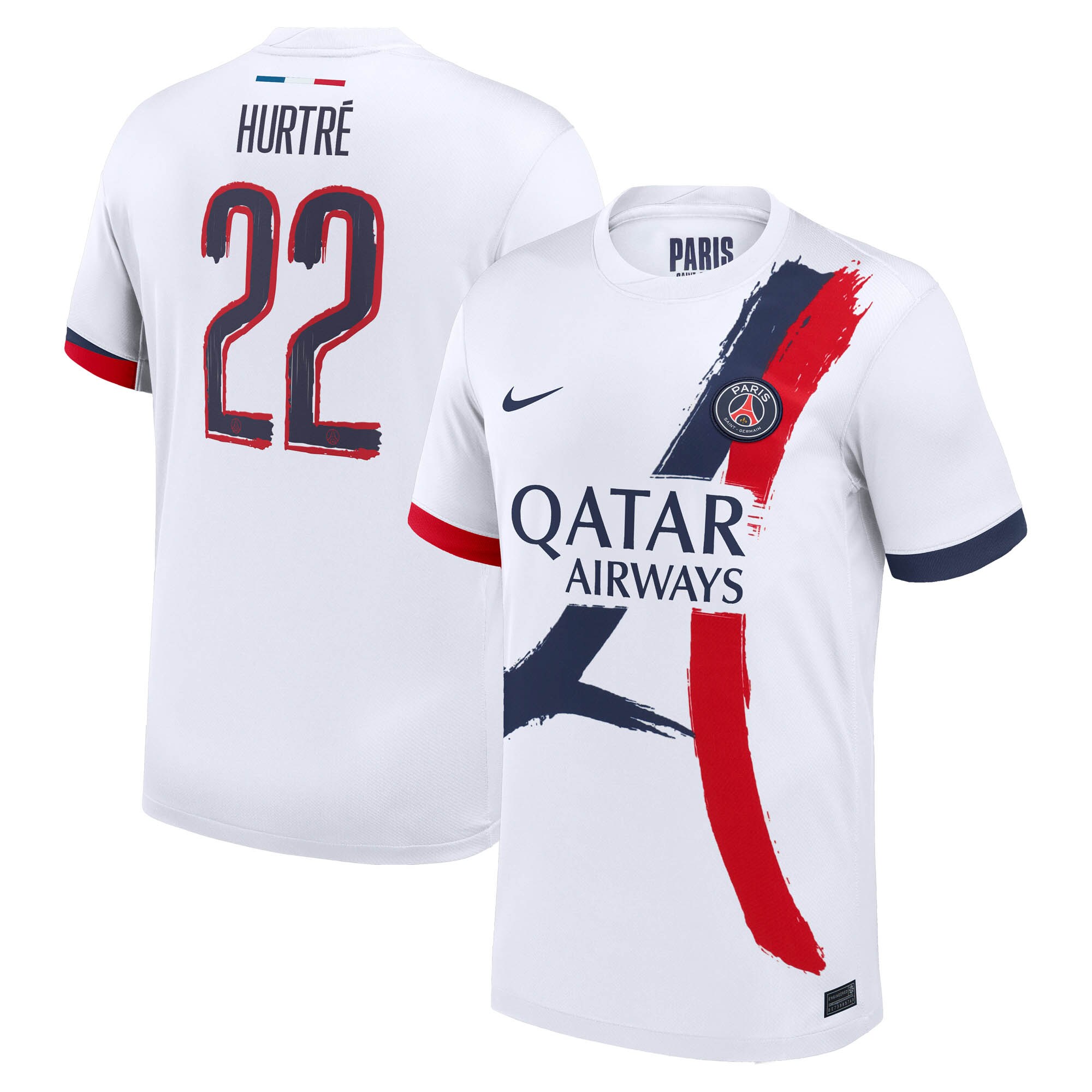 maillot exterieur stadium psg nike 2425 avec flocage hurtre 22 Série | Maillots et Vêtements PSG Exclusifs sur PSG Shop