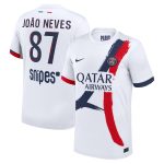 maillot exterieur stadium psg nike 2425 avec flocage joao neves 87 Série | Maillots et Vêtements PSG Exclusifs sur PSG Shop