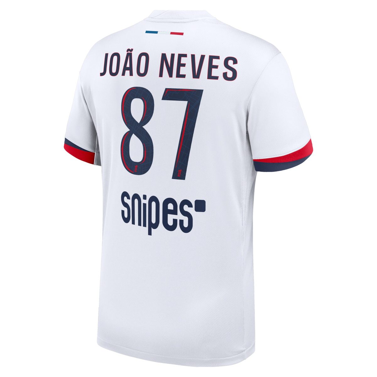 maillot exterieur stadium psg nike 2425 avec flocage joao neves 87 Série | Maillots et Vêtements PSG Exclusifs sur PSG Shop