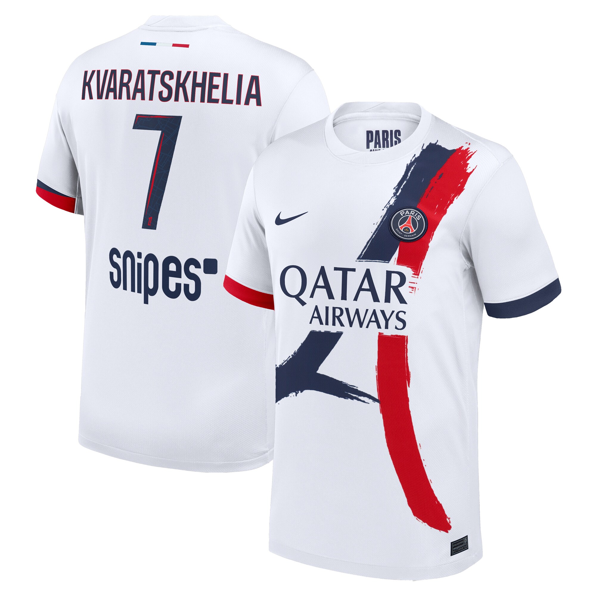 maillot exterieur stadium psg nike 2425 avec flocage kvaratskhelia 7 Série | Maillots et Vêtements PSG Exclusifs sur PSG Shop