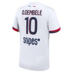 maillot exterieur stadium psg nike 2425 avec flocage o.dembele 10 Série | Maillots et Vêtements PSG Exclusifs sur PSG Shop