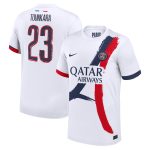 maillot exterieur stadium psg nike 2425 avec flocage tounkara 23 Série | Maillots et Vêtements PSG Exclusifs sur PSG Shop