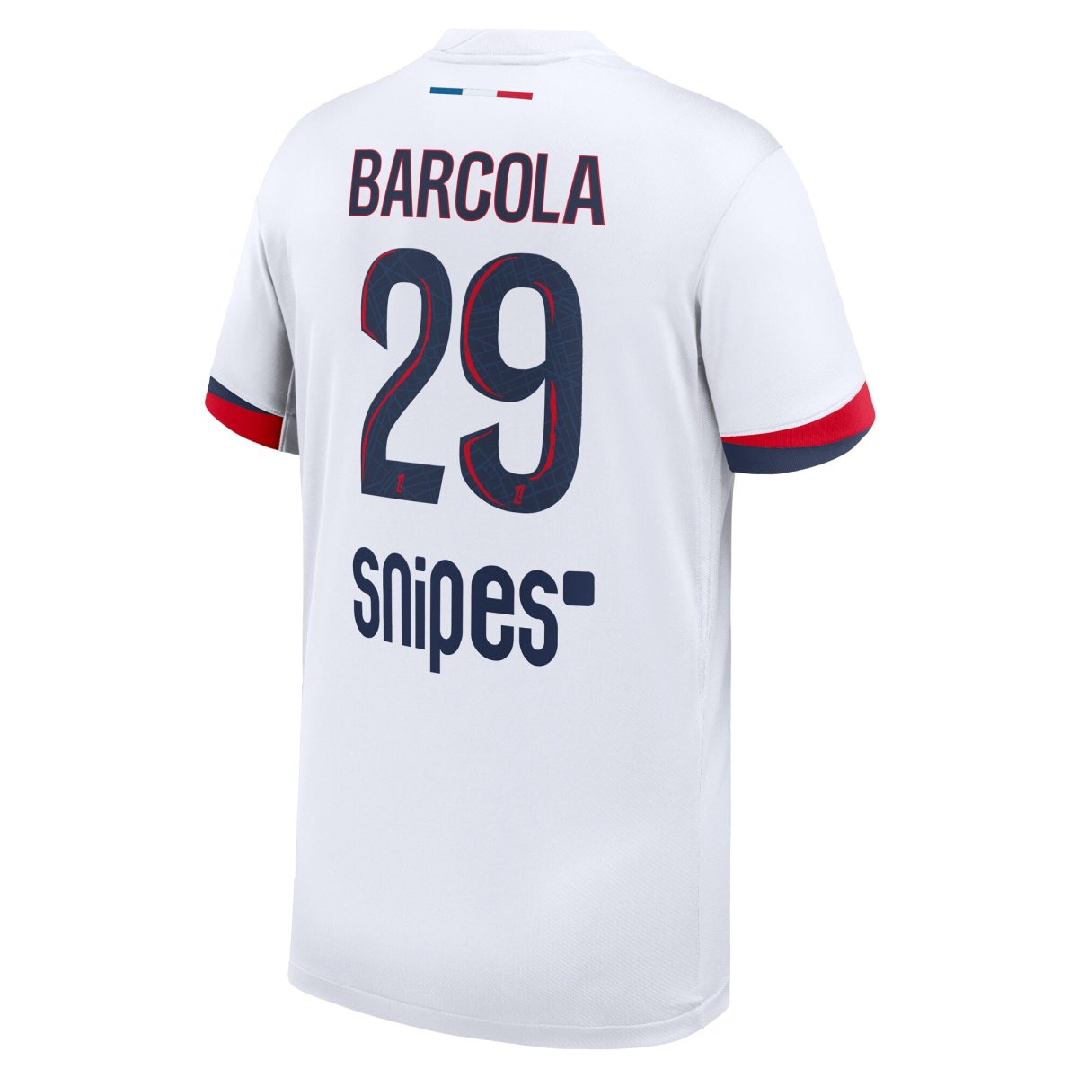 maillot exterieur stadium psg nike 2425 – enfant avec flocage barcola 29 Série | Maillots et Vêtements PSG Exclusifs sur PSG Shop