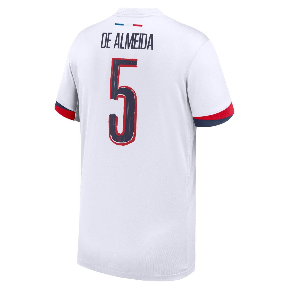 maillot exterieur stadium psg nike 2425 – enfant avec flocage de almeida 5 Série | Maillots et Vêtements PSG Exclusifs sur PSG Shop