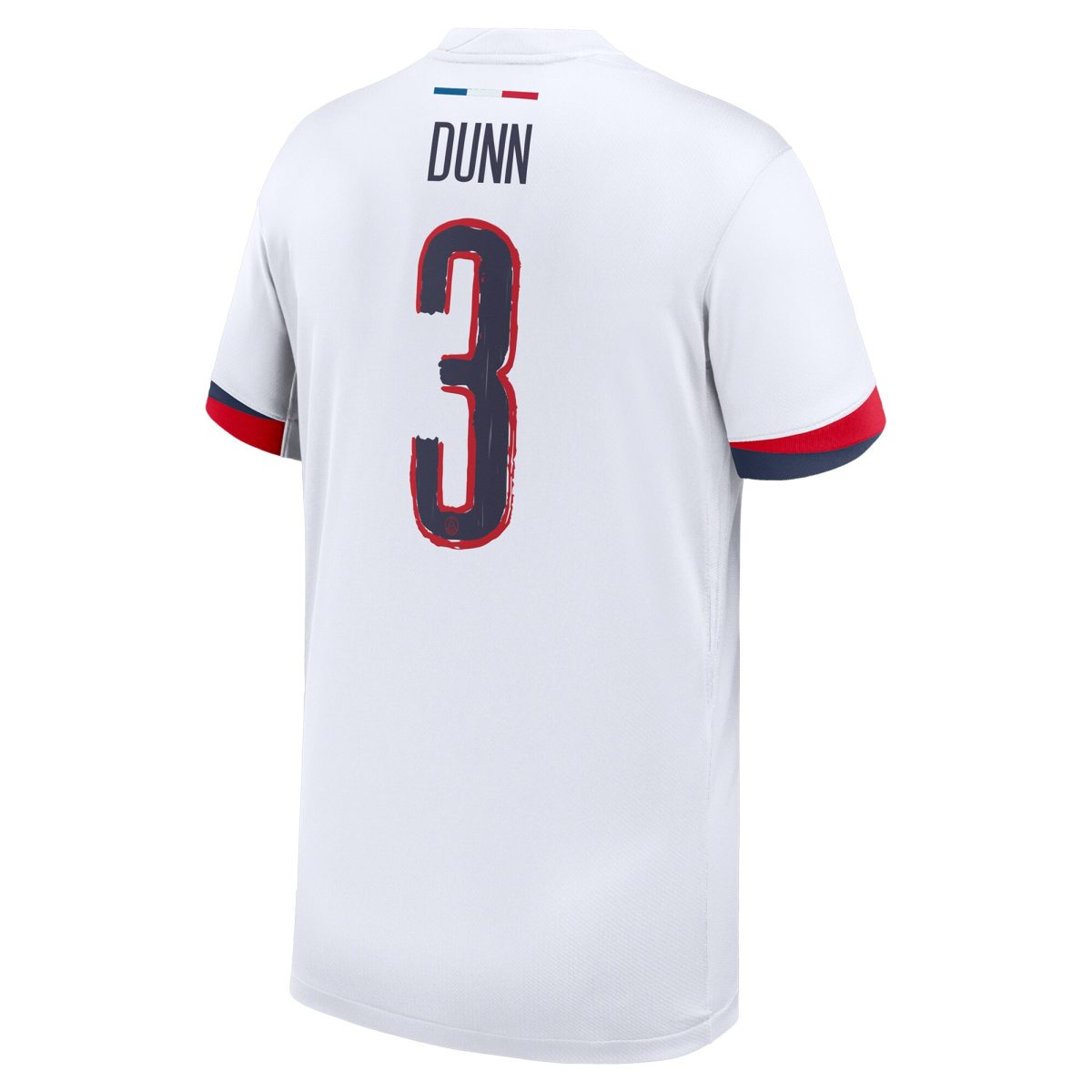 maillot exterieur stadium psg nike 2425 – enfant avec flocage dunn 3 Série | Maillots et Vêtements PSG Exclusifs sur PSG Shop