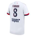 maillot exterieur stadium psg nike 2425 – enfant avec flocage fabian 8 Série | Maillots et Vêtements PSG Exclusifs sur PSG Shop