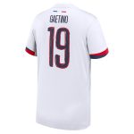 maillot exterieur stadium psg nike 2425 – enfant avec flocage gaetino 19 Série | Maillots et Vêtements PSG Exclusifs sur PSG Shop