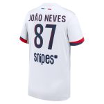 maillot exterieur stadium psg nike 2425 – enfant avec flocage joao neves 87 Série | Maillots et Vêtements PSG Exclusifs sur PSG Shop