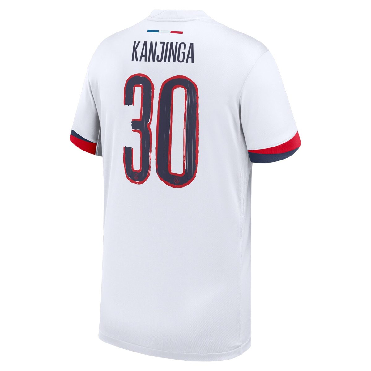 maillot exterieur stadium psg nike 2425 – enfant avec flocage kanjinga 30 Série | Maillots et Vêtements PSG Exclusifs sur PSG Shop