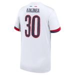 maillot exterieur stadium psg nike 2425 – enfant avec flocage kanjinga 30 Série | Maillots et Vêtements PSG Exclusifs sur PSG Shop