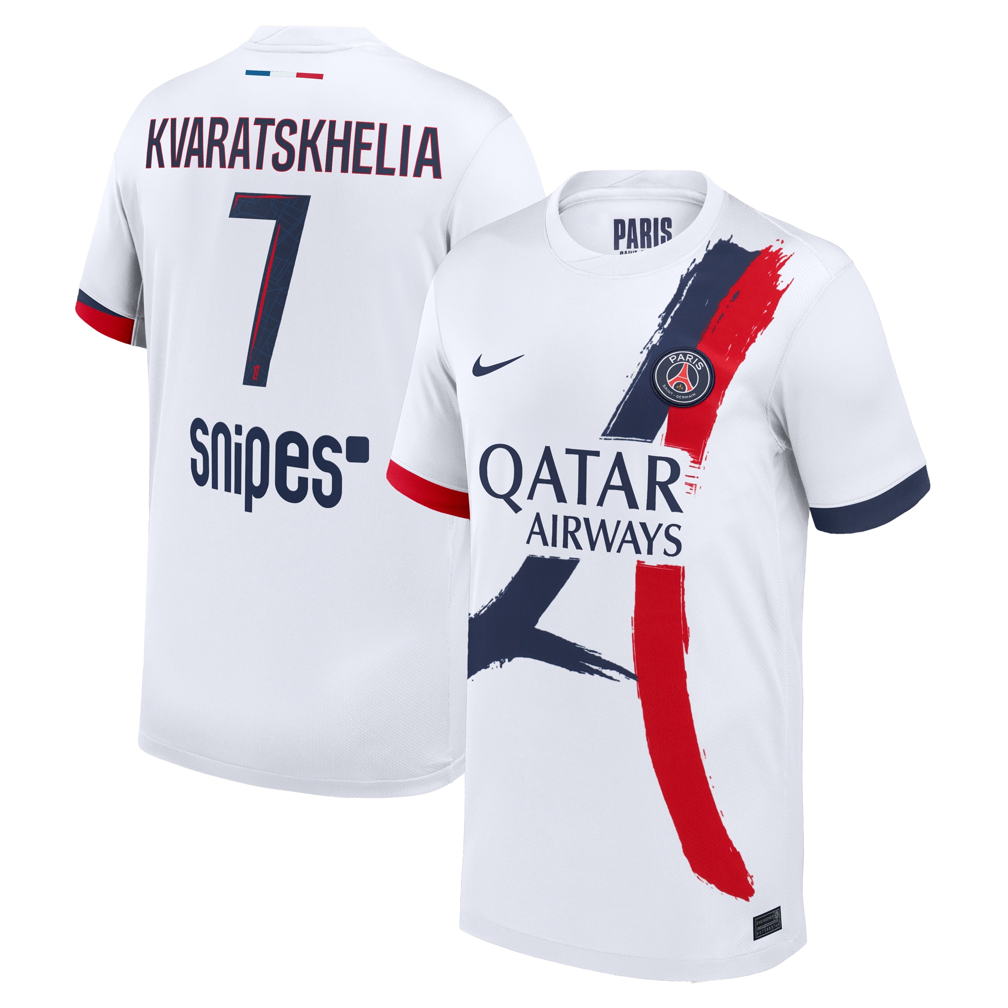 maillot exterieur stadium psg nike 2425 – enfant avec flocage kvaratskhelia 7 Série | Maillots et Vêtements PSG Exclusifs sur PSG Shop