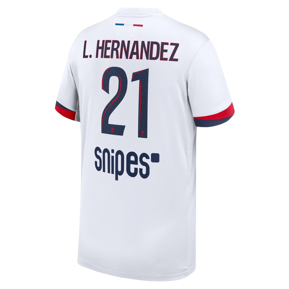 maillot exterieur stadium psg nike 2425 – enfant avec flocage l.hernandez 21 Série | Maillots et Vêtements PSG Exclusifs sur PSG Shop