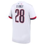 maillot exterieur stadium psg nike 2425 – enfant avec flocage le guilly 28 Série | Maillots et Vêtements PSG Exclusifs sur PSG Shop