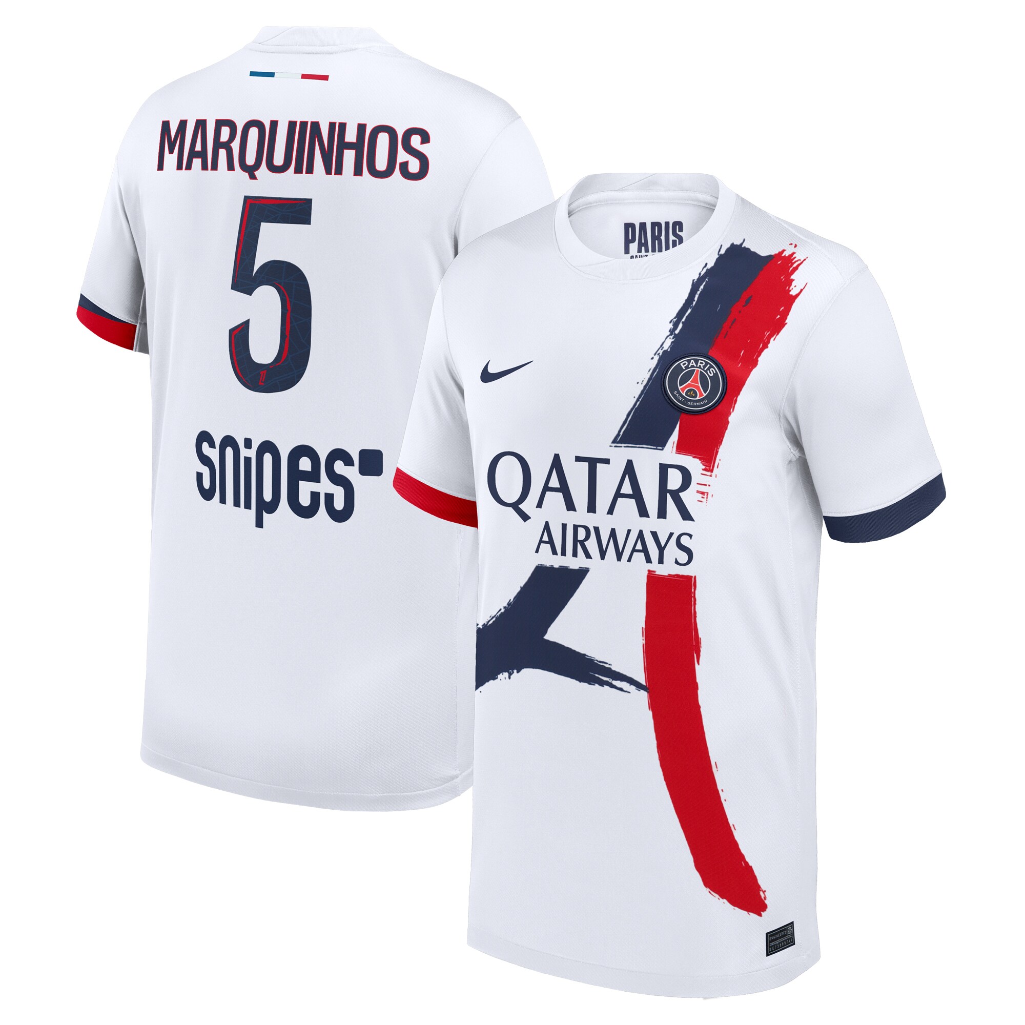 maillot exterieur stadium psg nike 2425 – enfant avec flocage marquinhos 5 Série | Maillots et Vêtements PSG Exclusifs sur PSG Shop