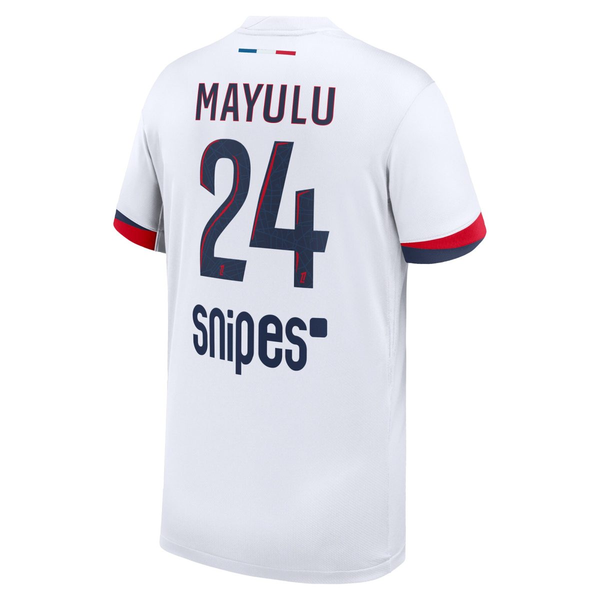 maillot exterieur stadium psg nike 2425 – enfant avec flocage mayulu 24 Série | Maillots et Vêtements PSG Exclusifs sur PSG Shop