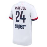 maillot exterieur stadium psg nike 2425 – enfant avec flocage mayulu 24 Série | Maillots et Vêtements PSG Exclusifs sur PSG Shop