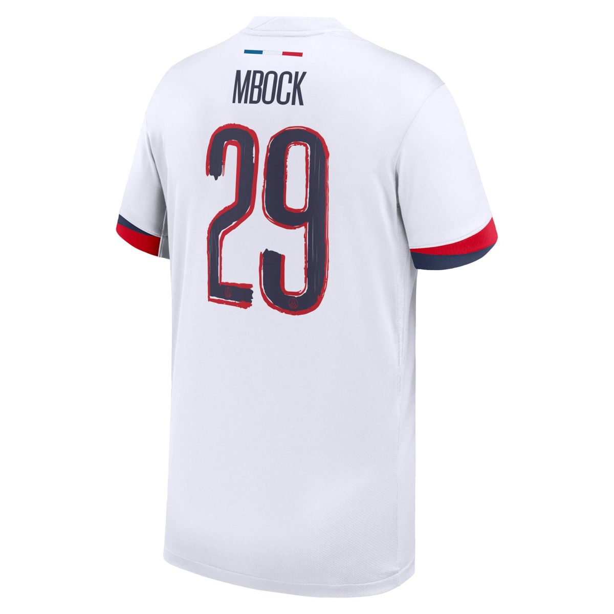 maillot exterieur stadium psg nike 2425 – enfant avec flocage mbock 29 Série | Maillots et Vêtements PSG Exclusifs sur PSG Shop