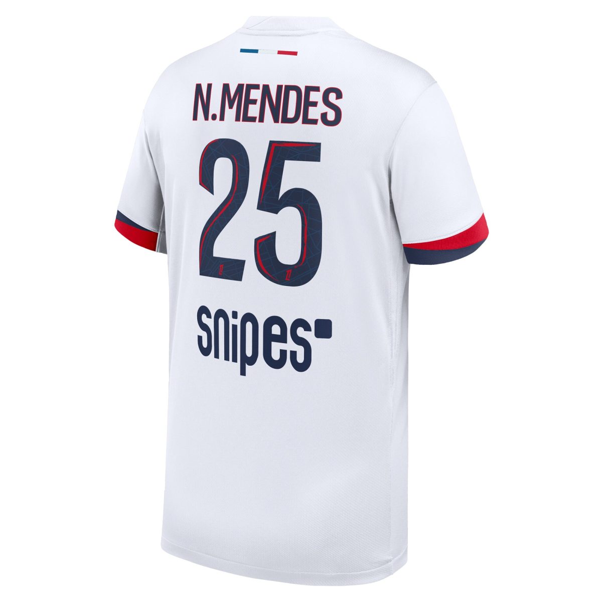 maillot exterieur stadium psg nike 2425 – enfant avec flocage n.mendes 25 Série | Maillots et Vêtements PSG Exclusifs sur PSG Shop